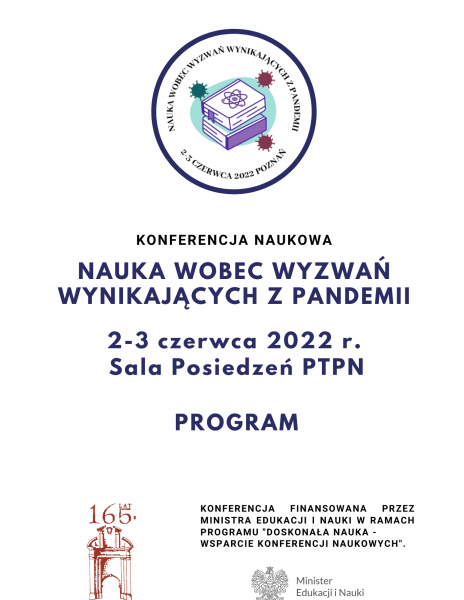 Konferencja “Nauka wobec wyzwań wynikających z pandemii” – 2-3 czerwca 2022