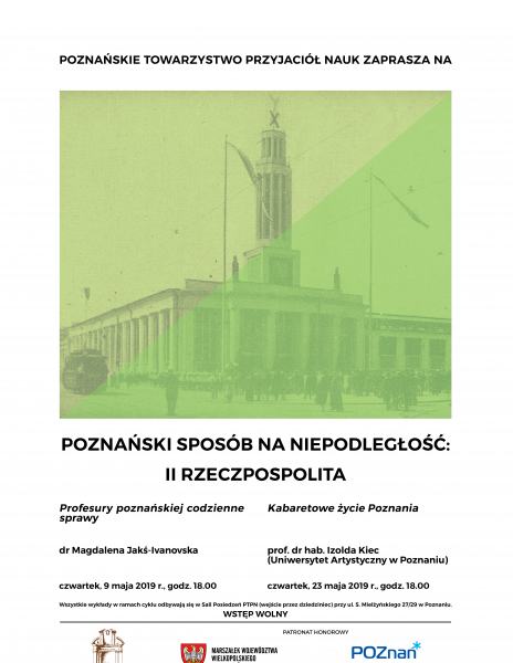 Majowe wykłady z cyklu “Poznański sposób na niepodległość”