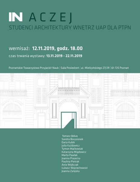 IN ACZEJ | Studenci Architektury Wnętrz UAP dla PTPN