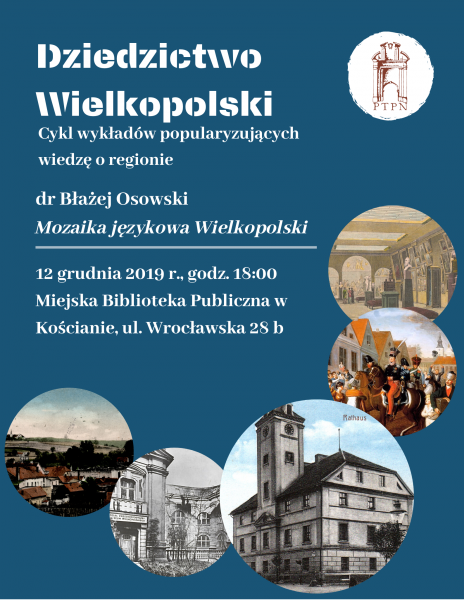 “Mozaika językowa Wielkopolski” – wykład zamiejscowy w Kościanie