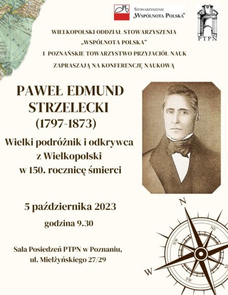 Paweł Edmund Strzelecki (1797–1873) – konferencja naukowa