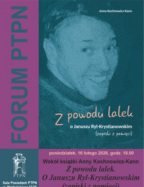 FORUM PTPN: Z powodu lalek 16.02.2026.