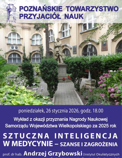 Wykład „Sztuczna inteligencja w medycynie – szanse i zagrożenia” 26.01.2026 r.